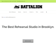 Tablet Screenshot of battalionstudios.com